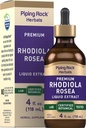 Piping Rock Rhodiola Rosea Tincture | 4 FL Oz | Premium Liquid Extract | Vegetarian | Alcohol Free | Non-GMO, Gluten Free 2