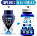 We Like Vitamins CoQ10 400mg Per Serving - 200 Capsules CoQ-10 - Vegetarian Capsule - Antioxidant Co Q-10 Coenzyme 3