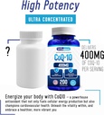 We Like Vitamins CoQ10 400mg Per Serving - 200 Capsules CoQ-10 - Vegetarian Capsule - Antioxidant Co Q-10 Coenzyme 4