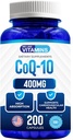 We Like Vitamins CoQ10 400mg Per Serving - 200 Capsules CoQ-10 - Vegetarian Capsule - Antioxidant Co Q-10 Coenzyme 6
