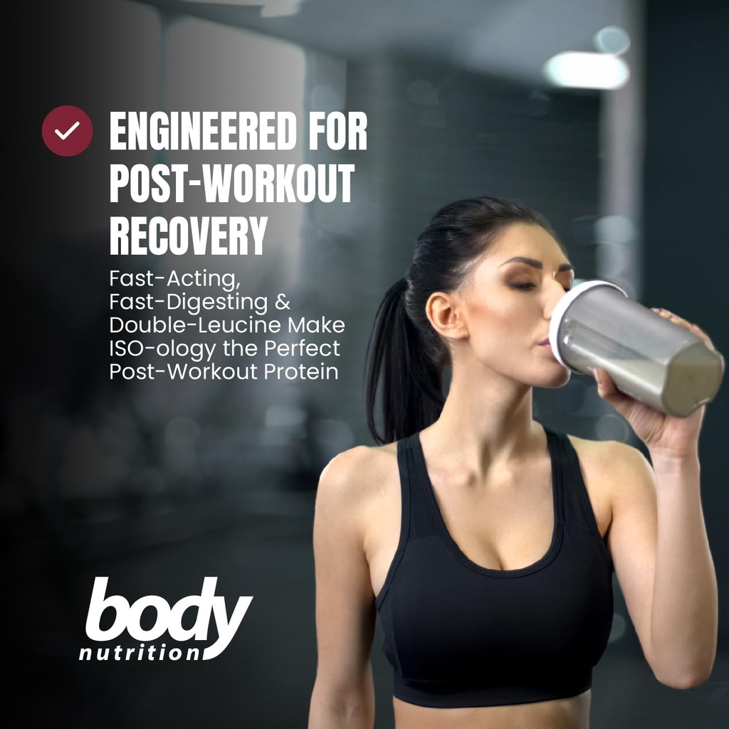 Body Nutrition ISO-Ology, Leucine-Enhanced Whey Isolate Protein Powder, Post-Workout Recovery Supplement, Isolated Grass Fed Whey, Chocolate Peanut Butter Cup Flavor, 4lb 5