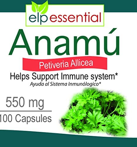 Anamu 100 Capsules 550 mg Petiveria Allicea 3