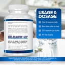 5-HTP 200 MG Plus Calcium for Mood, Sleep – Supports Calm and Relaxed Mood – 99% High Purity – 120 Capsules – Arazo Nutrition 5