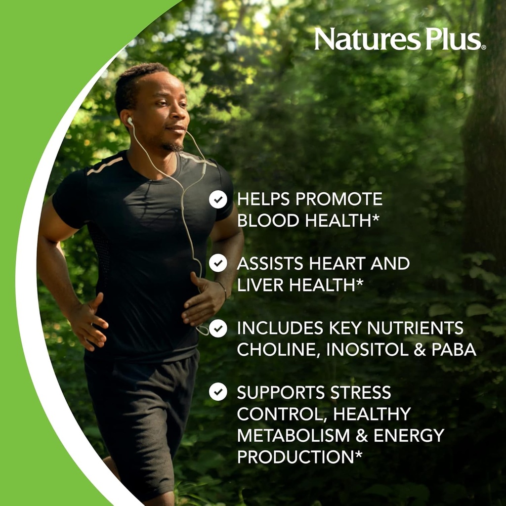Natures Plus Mega B-100 Complex - 90 Sustained Release Vegetarian Tablets - Energy & Brain Booster - Gluten Free - 90 Servings 5