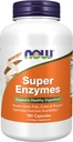 NOW Supplements, CoQ10 (Coenzyme Q10) 200 mg, Cardiovascular Health*, 60 Veg Capsules & Supplements, Super Enzymes, Formulated with Bromelain, Ox Bile, Pancreatin and Papain,180 Capsules 6