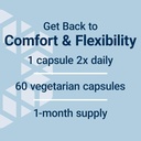 Life Extension Lower Back Relief, Chinese Chaste Tree, Ginger Extract, for Lower Back discomfort and Occasional Stiffness, Non-GMO, Gluten Free, Vegetarian, 60 Capsules 6