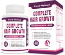 Purely Optimal Premium Multi Collagen Peptides Capsules (Types I, II, III, V, X) + Premium Hair Growth for Women & Men - Hair Growth Vitamins w/Biotin & Keratin 4