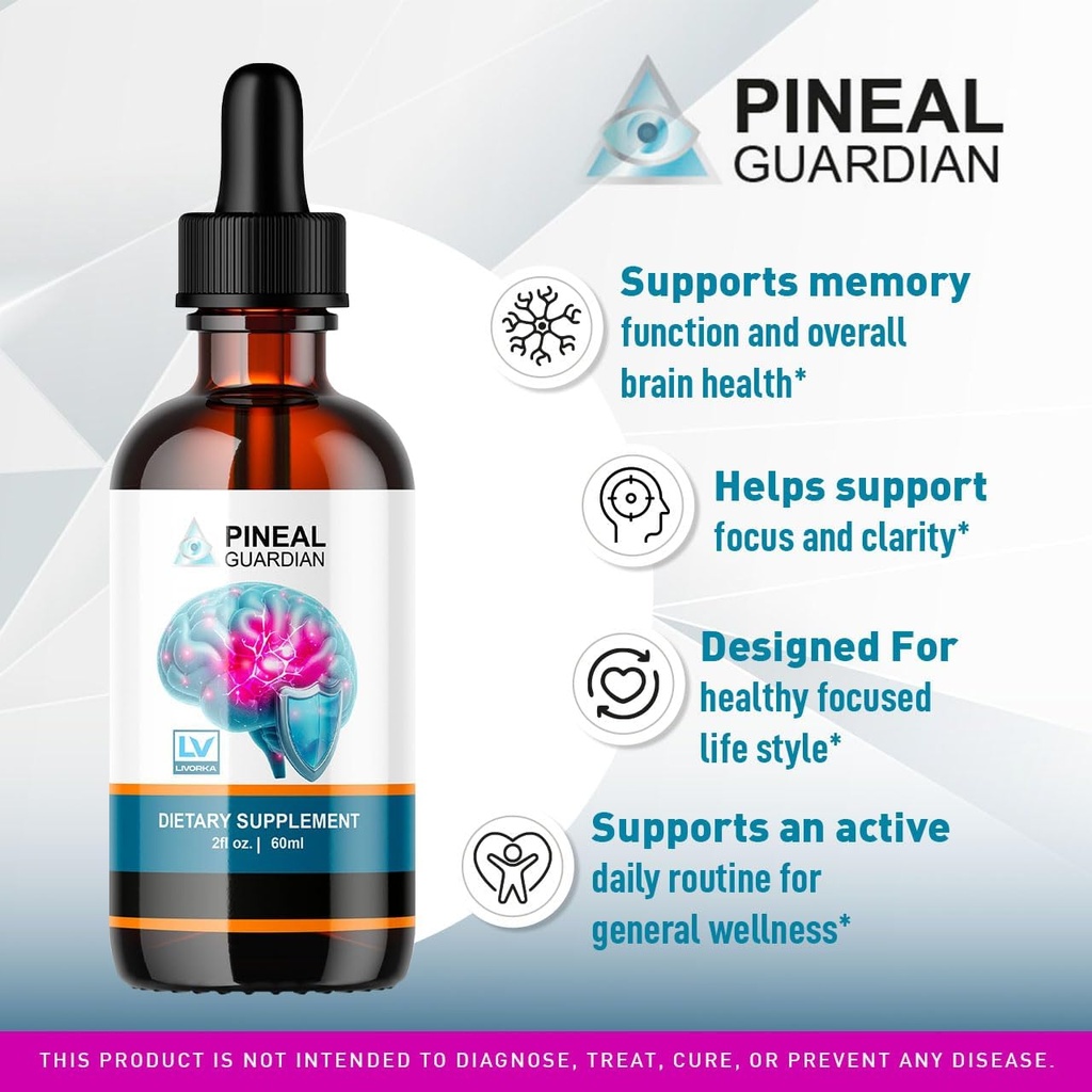 LIVORKA Pineal Guardian Memory Support Liquid Drops - 1 Bottle (30 Day Supply) 3