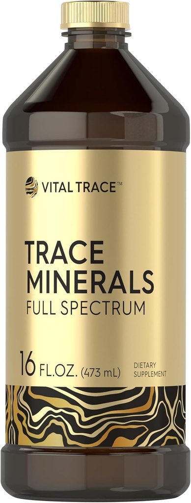 Carlyle Trace Minerals Supplement | 16 fl oz | Full Spectrum with Magnesium | Liquid Complex with Sulfate, Lithium, and Boron | Vegetarian. Non-GMO & Gluten Free | by Vital Trace 2