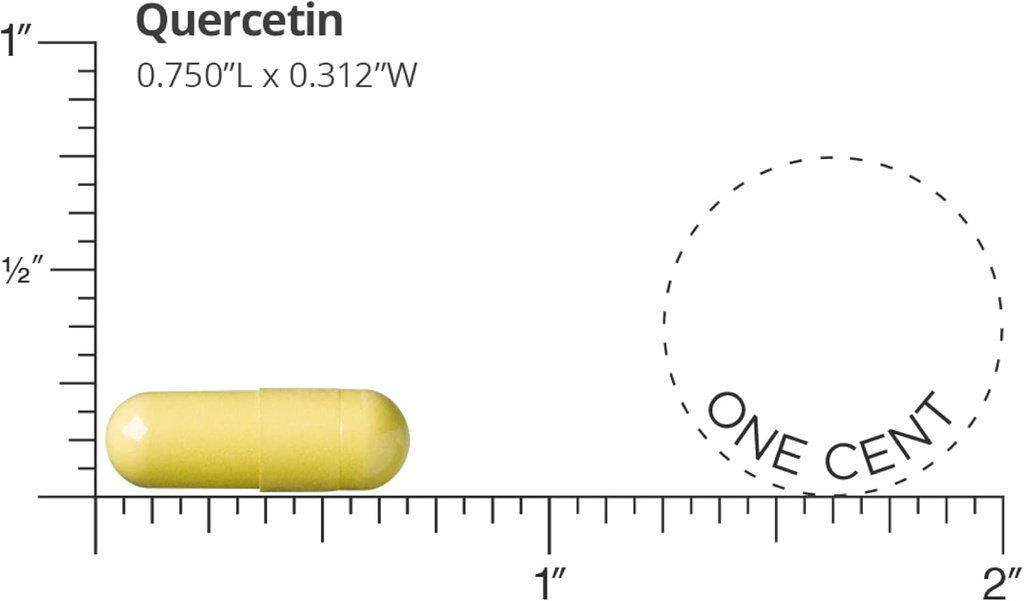 Healthy Directions Quercetin Supplement - 1,000 mg/Serving, 90 Vegan Capsules for Cardiovascular Health (30-Day Supply) 4