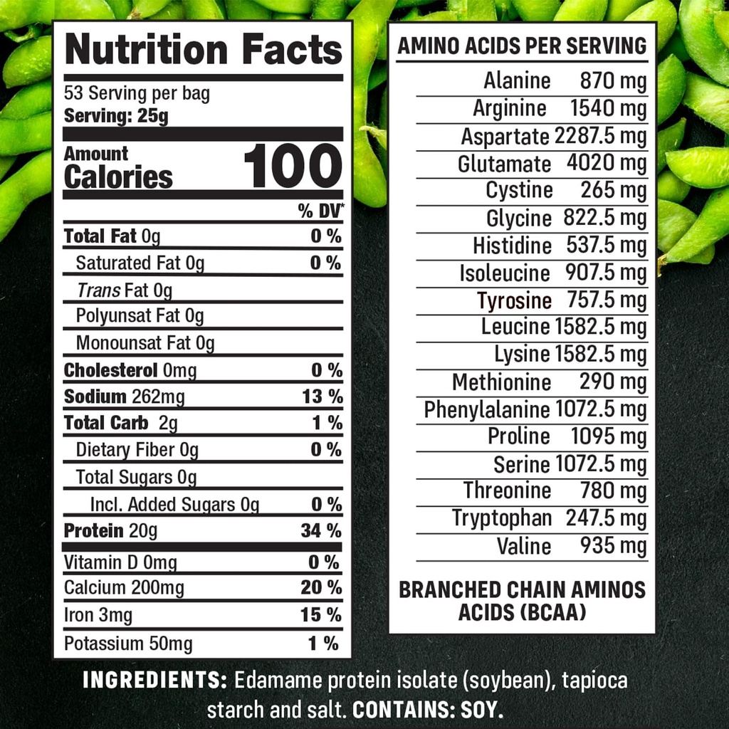 Smart for Life Soy Protein Puffs from Edamame - High Protein Zero Sugar Soy Protein Isolate Puffs - 20 Grams Protein Snacks - Non-GMO, Gluten-Free - 3 Pound Box - 53 Servings - Soy Puffs… 6