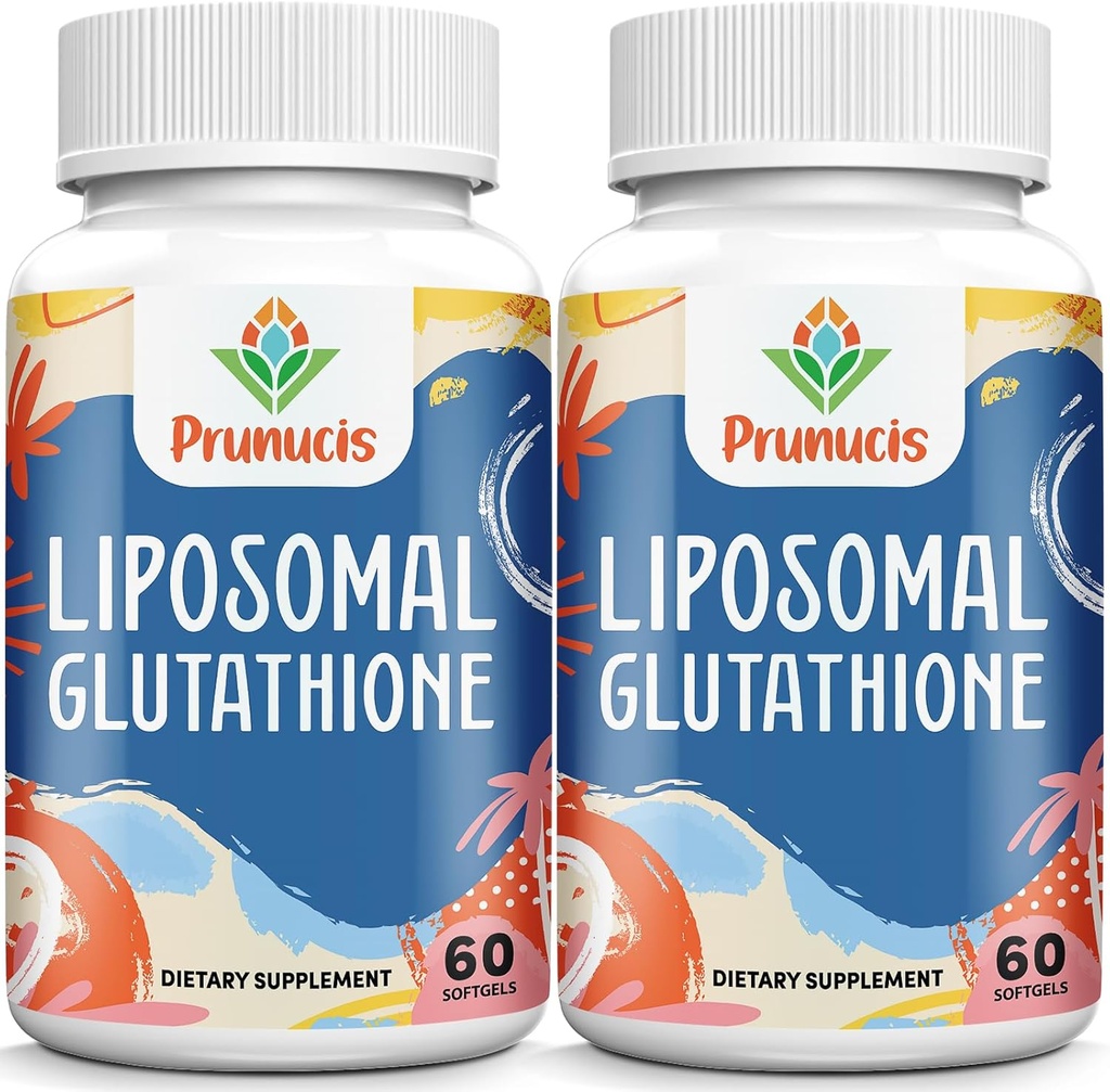 2400MG Liposomal Glutathione, with Vitamin C, Milk Thistle & Alpha-Lipoic Acid, Master Antioxidants, Pure Reduced L-Glutathione - Immune System, Cell Repair, Energy, High Absorption, 120 Softgels 2