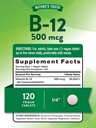 Nature's Truth B12 Vitamin | 500 mcg | 120 Tablets | Vegan, Non-GMO & Gluten Free Supplement 3