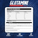 EHP Labs L Glutamine Powder Amino Acids - L-Glutamine, Workout Recovery, Immune Health & Gut Health Support (500g) - 100 Servings 3