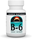 Source Naturals Vitamin B-6 100mg, Immune System Support, 100 Tablets 2