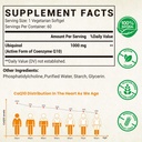 1000mg Liposomal CoQ10 Ubiquinol, 240 Vegan Softgels, High Absorption Ubiquinol CoQ10 Supplement, Active Antioxidant Form of Coenzyme Q10 for Heart Function & Energy Production 3
