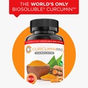 CurcuminPro Complete – High Absorption Turmeric Supplement. Protein-Powered Turmeric Curcumin Capsules with BioSoluble Curcumin for Maximum Effectiveness. Natural Curcumin Supplement (60 Count) 4