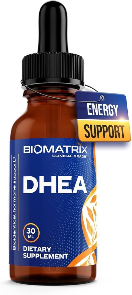 BioMatrix DHEA Liquid Hormone Supplement for Adrenal, Brain, Heart, Bone | Micronized and Liquified for Maximum Absorption, Precision Dosing, Efficacy DHEA (30 ML, 1200mg Total) 2