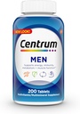 Centrum Multivitamin for Men, Multivitamin/Multimineral Supplement with Vitamin D3, B Vitamins and Antioxidants, Gluten Free, Non-GMO Ingredients, Tablet, 200 Count 4