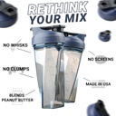 HELIMIX 2.0 Vortex Blender Shaker Bottle Holds upto 28oz | No Blending Ball or Whisk | USA Made | Portable Pre Workout Whey Protein Drink Shaker Cup | Mixes Cocktails Smoothies Shakes | Top Rack Safe 3