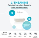 XYMOGEN L-Theanine - Patented Suntheanine L theanine 400mg Per Serving - Amino Acid Supplement to Support Calm + Relaxation Without Drowsiness, Liver Health (120 Capsules) 6
