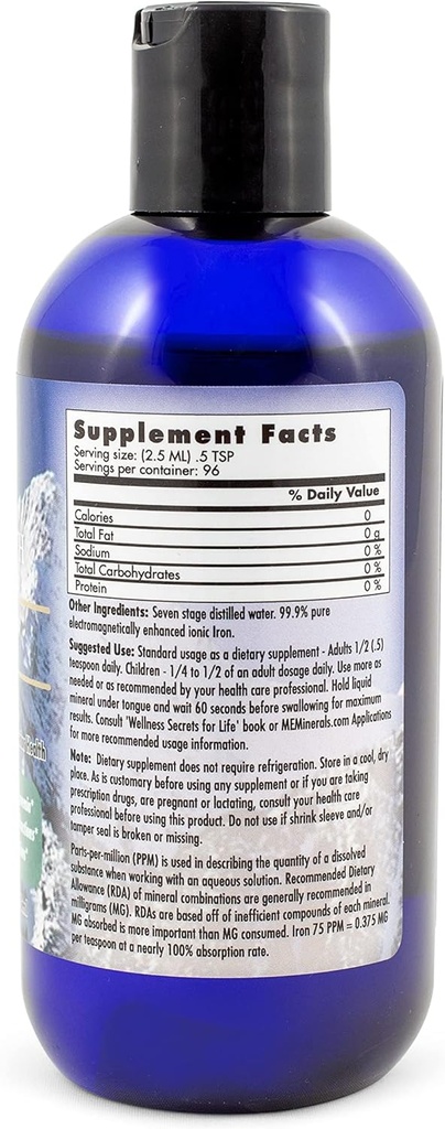 Angstrom Minerals, Iron-8 ozs by MotherEarth Minerals 3