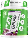 NutraKey BCAA Optima Post Workout Recovery Complex, No Sugar, No Carb, Recovery Aid, Rainbow 6