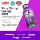 Vitamin Energy Focus+ Extra Strength Energy Shot Berry 12 Pack, 260mg Natural Caffeine, B-Vitamins, CoQ10, Amino Acids, Focus, Productivity & Clarity, Zero Sugar, Gluten-Free, 1.93 fl oz 5