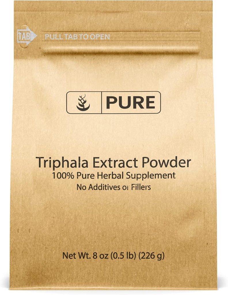 PURE ORIGINAL INGREDIENTS Triphala Extract Powder (8 oz) Pure, Naturally Sourced, No Additives or Fillers 2