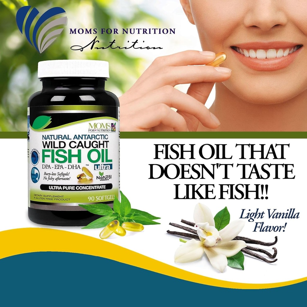 Wild Caught Omega 3 Fish Oil DPA-EPA-DHA 2,900 Milligram Fish Oil Supplement 4
