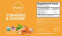 Turmeric & Ginger Capsules 1000mg | Organic Herbal Supplement | 120 Capsules 3