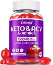 Keto ACV Gummies - 1500mg Apple Cider Vinegar Gummies with Probiotics, B12 and Keto Support, Detox & Cleanse, GMO Free & Vegan - 60 Count... 2