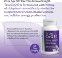 NatureCity True-CoQ10 Ubiquinol 100mg Highly Absorbable and Stablized Kaneka QH CoQ10 Heart, Brain and Cellular Energy Supplement - (30 Soft Gels) Active CoQ10 as Ubiquinol 3