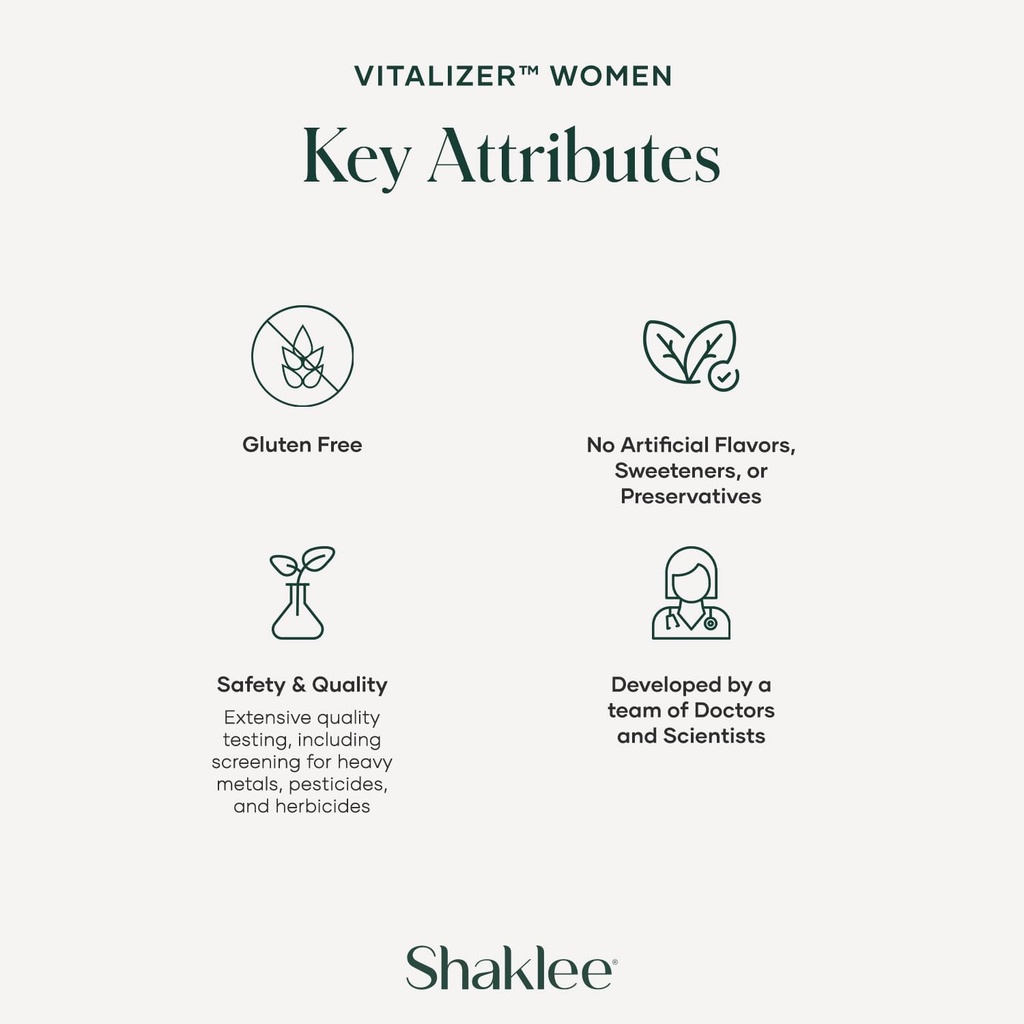 Shaklee -Vitalizer Women - Advanced Nutrition - Prenatal/Postnatal Multivitamin with Omega-3, Probiotics, and More - Supports Heart, Joint, Immune, Bone, Digestive, and Energy - 30 Vita-Strips® 6