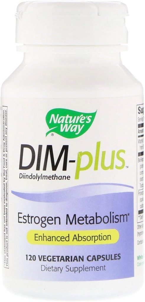 Nature's Way DIM-plus - Estrogen Metabolism Formula -- 120 Capsules 4