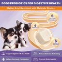 NATURE TARGET Probiotics for Dogs, 6 Billion Freeze Dried Dog Probiotics with Prebiotics & Enzymes, Vitamins, Omega 3, for Digestive & Gut Health, Itch Relief, Reduce Diarrhea, 120 Bites 3