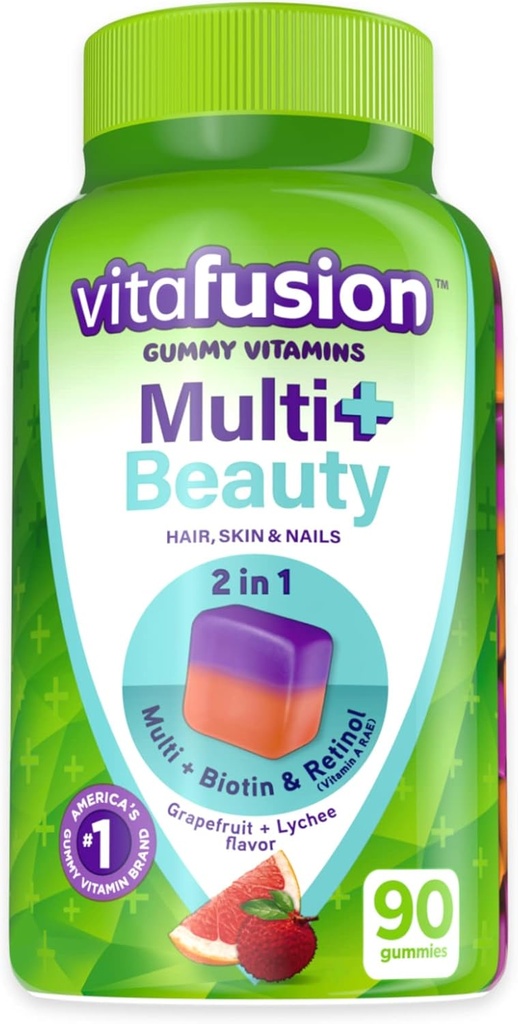 Vitafusion Womens Multivitamin Gummies, Multivitamin for Women, Berry Flavored Daily Vitamins, 90 count 2
