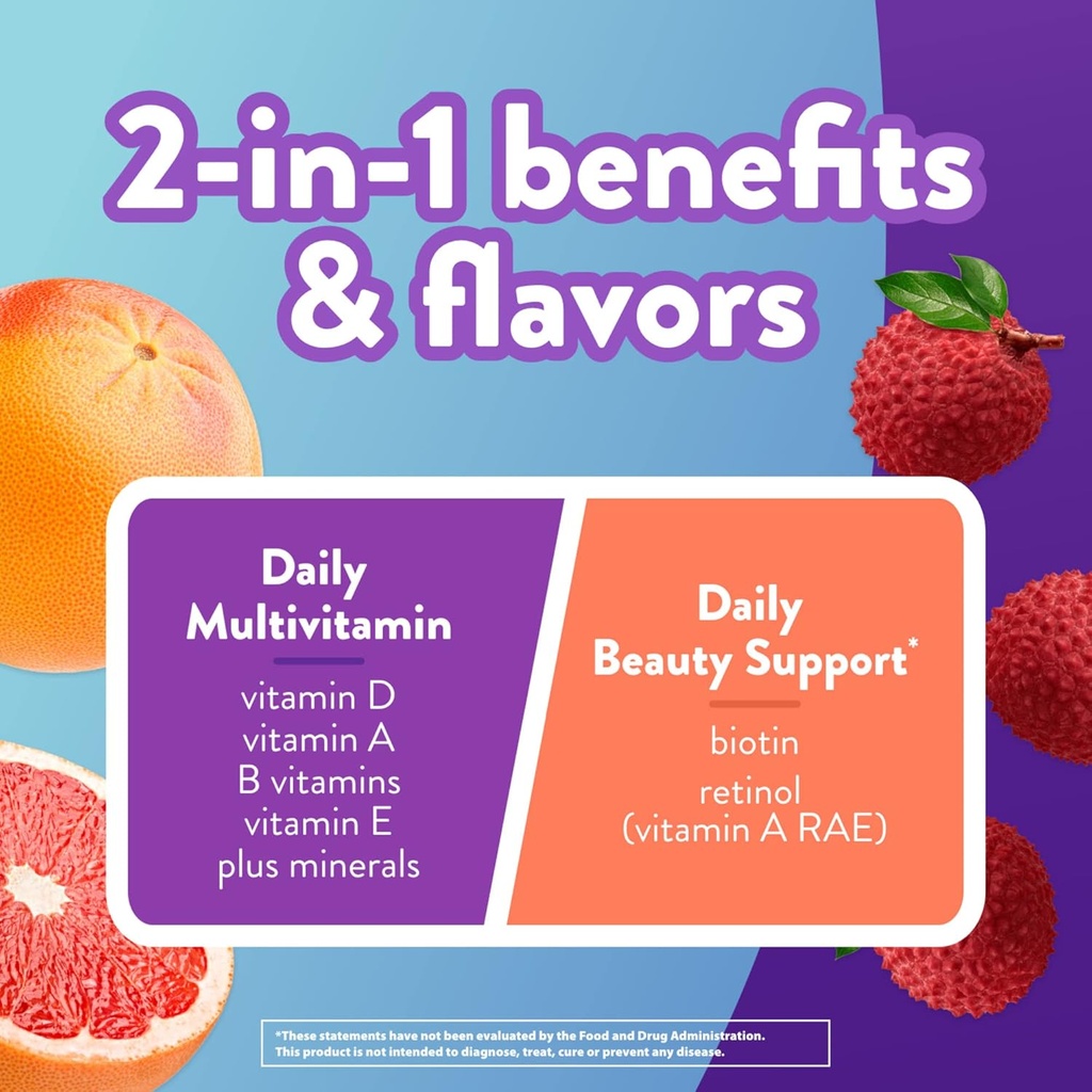 Vitafusion Womens Multivitamin Gummies, Multivitamin for Women, Berry Flavored Daily Vitamins, 90 count 3