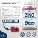 NEW AGE Zinc Gummies - 50mg High Immune Booster Zinc Supplement, Immune Defense, Powerful Natural Antioxidant, Non-GMO 180 Count (Pack of 3) 3