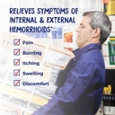 Boiron Hemcalm hemorrhoid Relief Tablets for Itchy Burning Pain, Swelling and discomfort, White, 60 Count 3