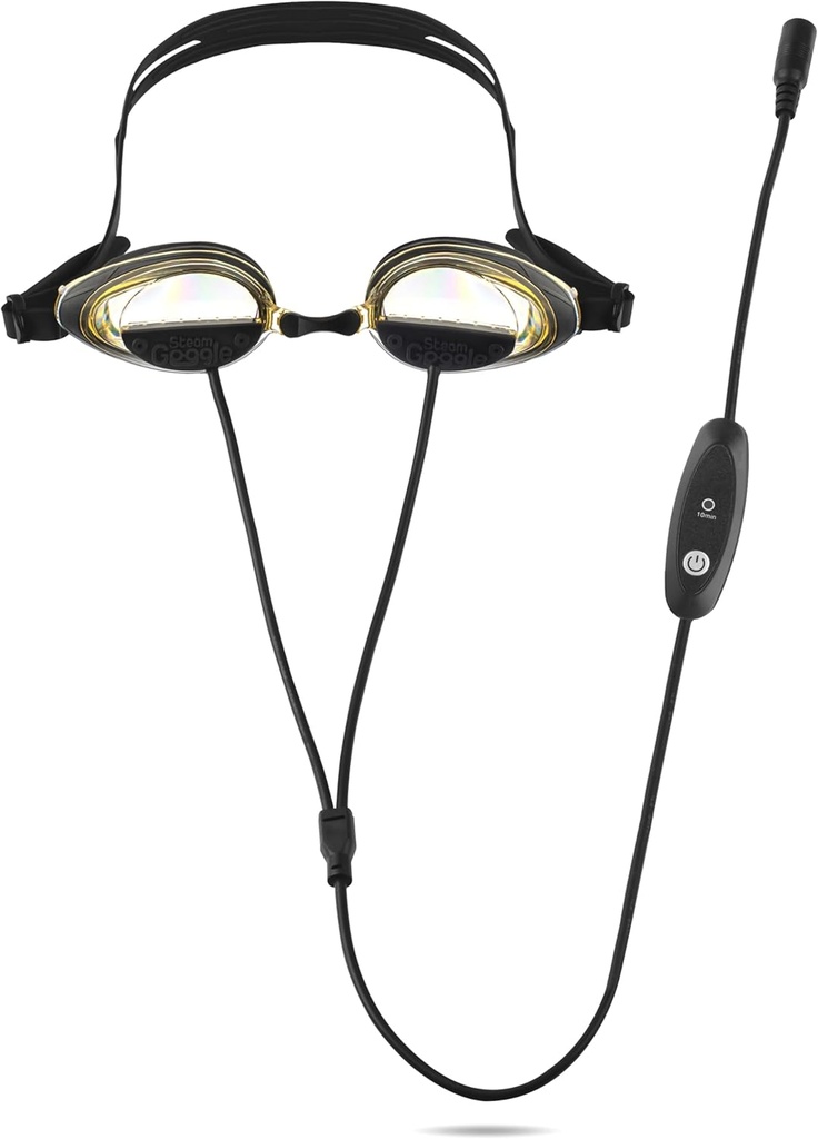 SteamGoggle-Powerful New Dry Eye/Stye Treatment, View Phone/TV During Moist Heat Treatment, Effectively Unclogs Oil Glands for Relief from MGD/Blepharitis/Styes/Chalazions/Irritated Eyes 2