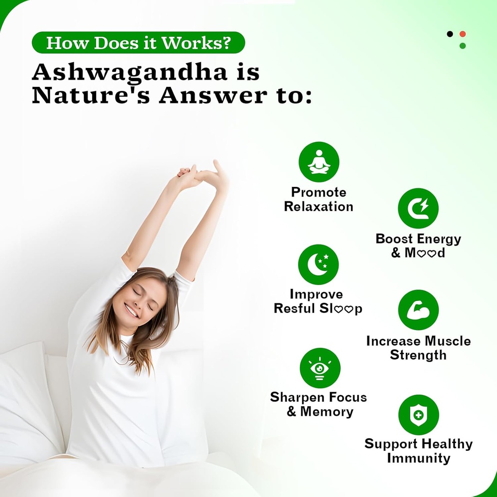 Ashwagandha Gummies, Extra Strength Vitamin D3, Organic Ashwa Root Extract Supplement for Calm Mood Relaxation & Immune Support, Mixed Berry Vegan Sugar Free Chews 60 Count 4