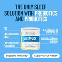 Relaxium Sleep Quick Gummy, Sleep Aid Support, 5 mg Melatonin, Vitamin D-3, Prebiotic & Probiotic Blend, Gluten & Drug Free, Lemon Flavor, 60 Gummies 5