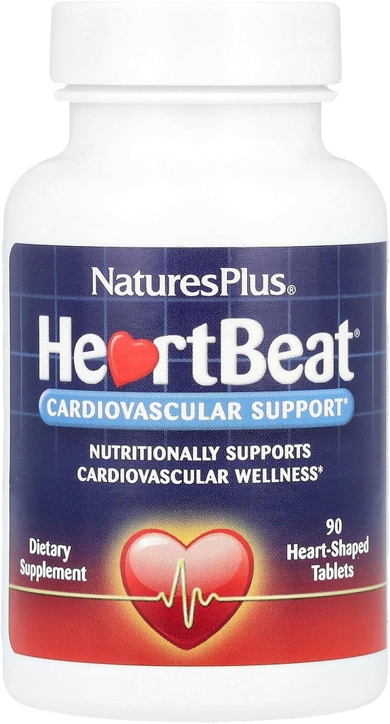 Natures Plus Heartbeat - 90 Vegan Tablets - Vegetarian, Gluten-Free - 30 Servings 2