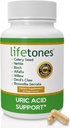 Lifetones Uric Acid Support - Herbal Joint Cleanse for Men and Women - Natural Remedy, Flexibility Boost - Non-GMO, Gluten-Free - 60 Vegan Vitamins 2