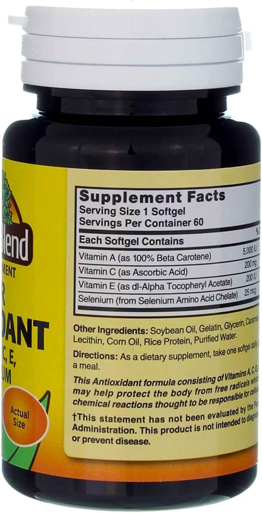 Nature's Blend Super Antioxidant Aces 60 Sgels 6