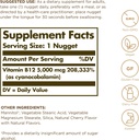 Solgar Megasorb Vitamin B12 5000 mcg - 30 Nuggets - Non-GMO, Vegan, Gluten Free, Dairy Free, Kosher - 30 Servings 3