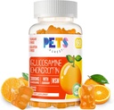 Pets Purest Glucosamine Chondroitin Gummies with MSM & Elderberry Extra Strength - Joint Support, Antioxidant Immune Support Supplement for Adults, Men & Women.Orange 2