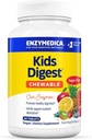 Enzymedica Kids Digest, Chewable Digestive Enzymes, Natural Fruit Punch Flavor, 60 Servings 2