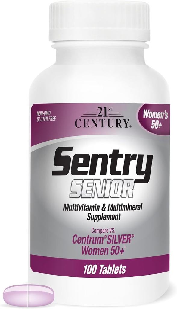 21st Century Sentry Senior Women 50 Plus Tablets, 100 Count (27542) 2